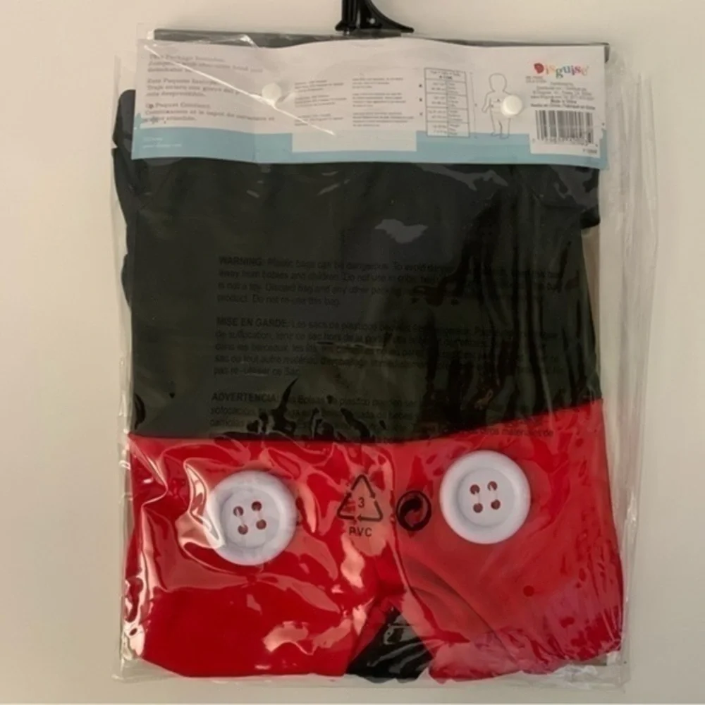 NIP. DISNEY Mickey Mouse Costume Sz 6-12 Months